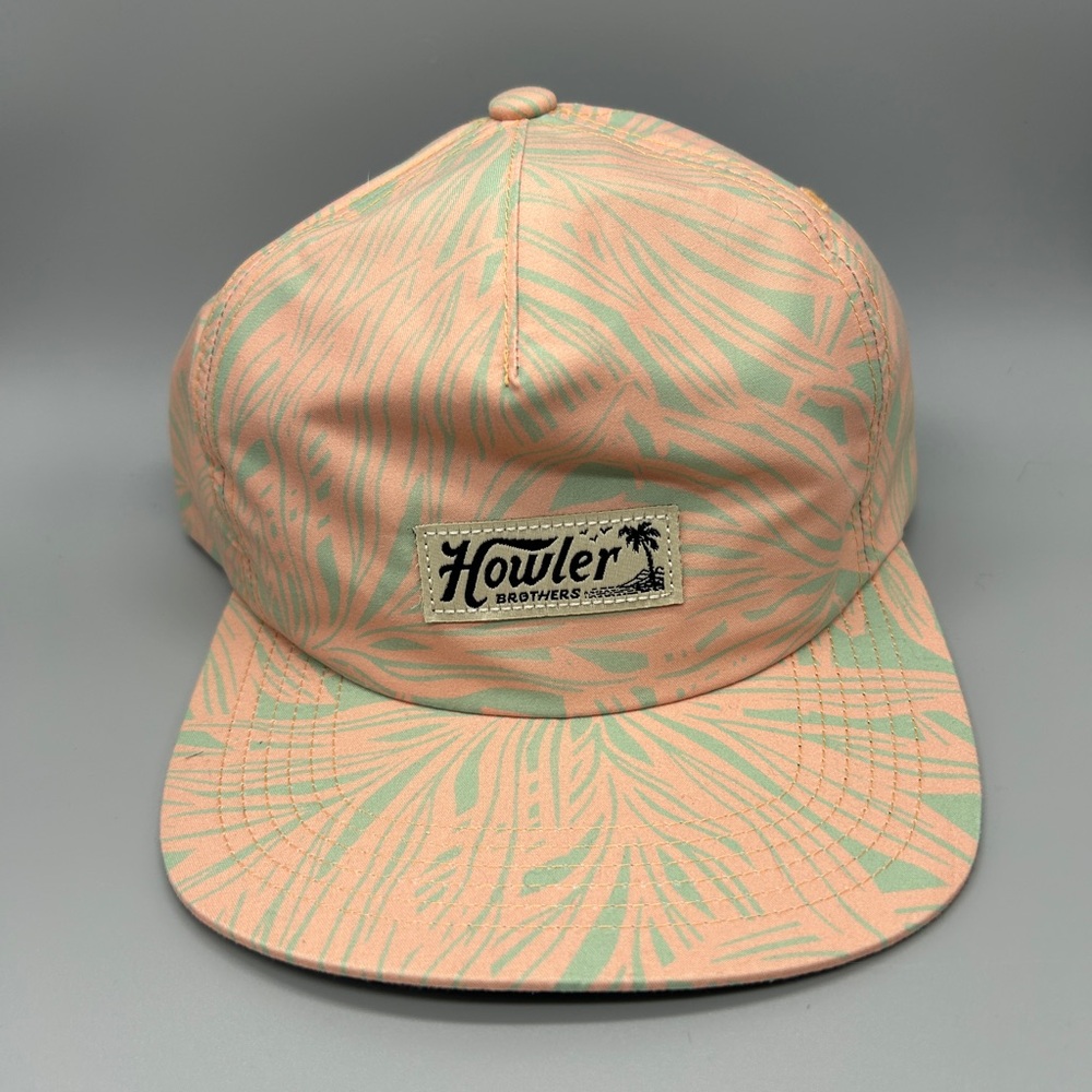 NWOT Howler Bros Full Frondal Snapback Creamsicle